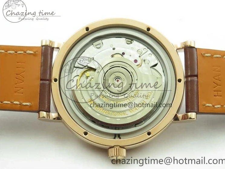 MIROTIME 0313 Portofino 37mm RG V7F 1:1 Best Edition Gray Dial on Deep Brown Leather Strap A SunProtective 7090